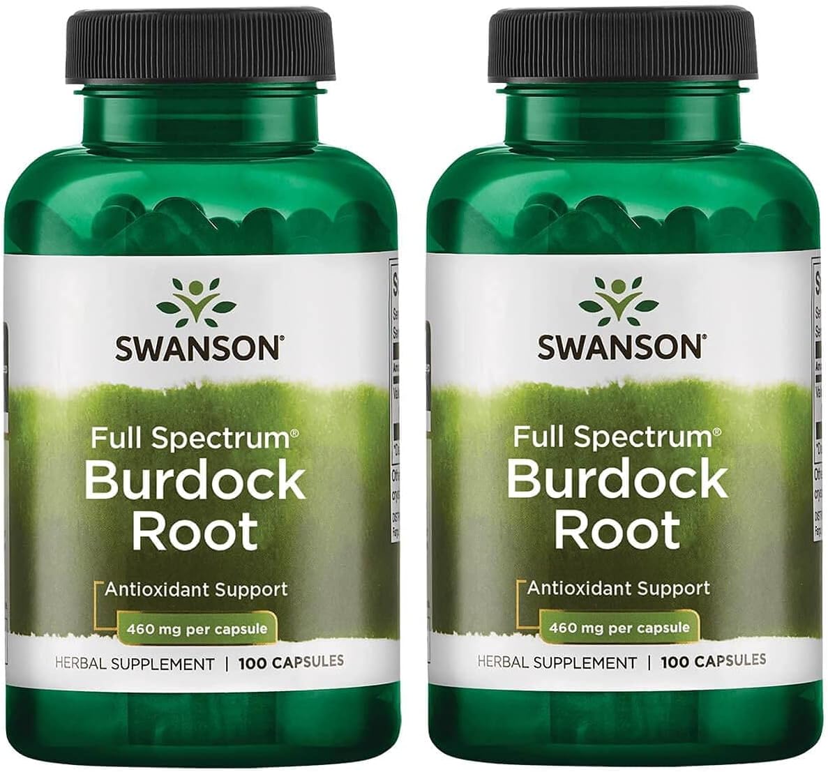 Swanson Burdock Root 460Mg. 100 Capsulas 2 Pack