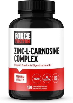 FORCE FACTOR - FORCE FACTOR Zinc L-Carnosine 120 Capsulas - The Red Vitamin MX - Suplementos Alimenticios - {{ shop.shopifyCountryName }}
