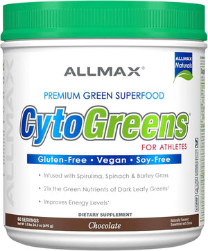 ALLMAX Nutrition Cytogreens Super Greens Powder 60 Servicios Chocolate 690Gr.