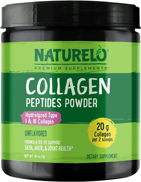 NATURELO - NATURELO Collagen Peptide Powder 1 Lb. - The Red Vitamin MX - Suplementos Alimenticios - {{ shop.shopifyCountryName }}