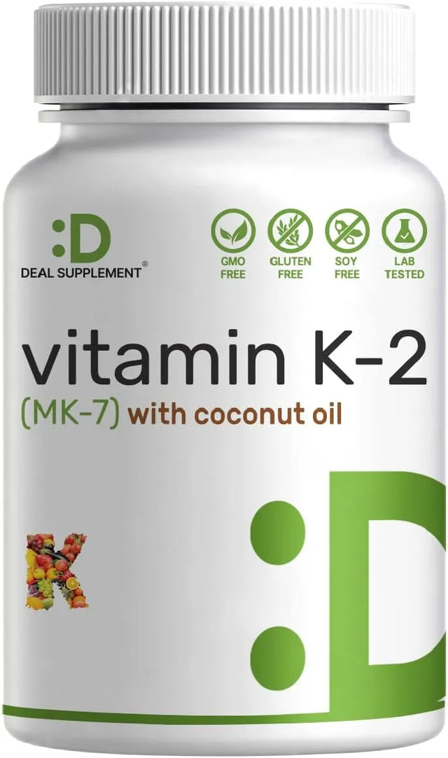 DEAL SUPPLEMENT - Deal Supplement Vitamin K2 MK-7 240 Capsulas Blandas - The Red Vitamin MX - Suplementos Alimenticios - {{ shop.shopifyCountryName }}