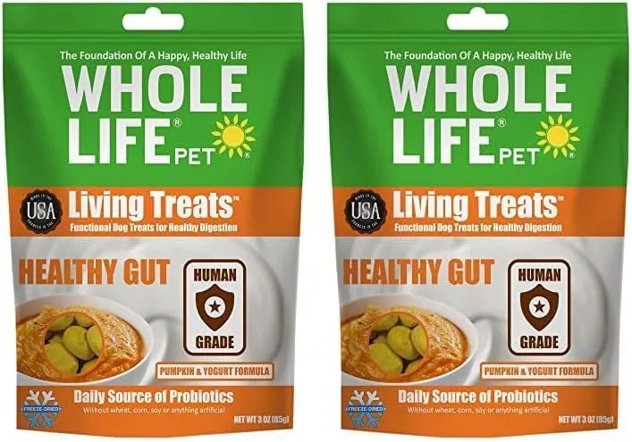 WHOLE LIFE - Whole Life Pet Human Grade Probiotic Dog Treats Pumpkin & Yogurt 85Gr. 2 Pack - The Red Vitamin MX - Probióticos Para Perros - {{ shop.shopifyCountryName }}