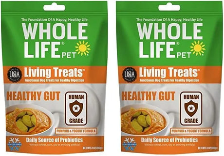 WHOLE LIFE - Whole Life Pet Human Grade Probiotic Dog Treats Pumpkin & Yogurt 85Gr. 2 Pack - The Red Vitamin MX - Probióticos Para Perros - {{ shop.shopifyCountryName }}