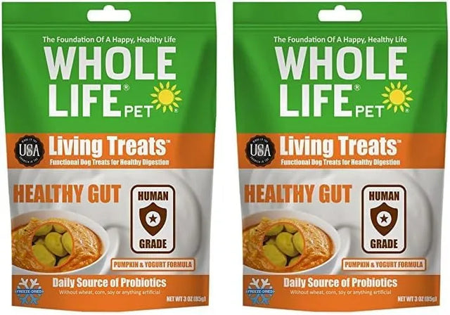 WHOLE LIFE - Whole Life Pet Human Grade Probiotic Dog Treats Pumpkin & Yogurt 85Gr. 2 Pack - The Red Vitamin MX - Probióticos Para Perros - {{ shop.shopifyCountryName }}