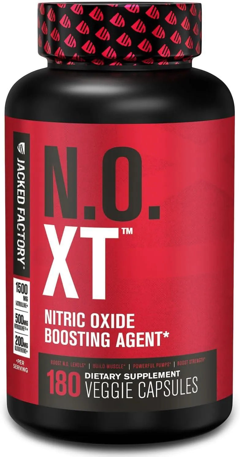 JACKED FACTORY - Jacked Factory N.O. XT Nitric Oxide 180 Capsulas - The Red Vitamin MX - Suplementos Alimenticios - {{ shop.shopifyCountryName }}