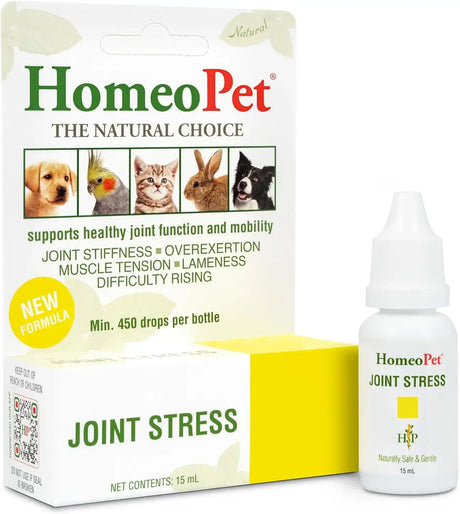HOMEOPET - HomeoPet Joint Stress Joint Support for Dogs and Cats 15Ml. - The Red Vitamin MX - Cuidado De Cadera Y Articulaciones Para Perros - {{ shop.shopifyCountryName }}