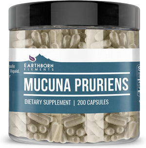 EARTHBORN ELEMENTS - Earthborn Elements Mucuna Pruriens Extract 200 Capsulas - The Red Vitamin MX - Suplementos Alimenticios - {{ shop.shopifyCountryName }}