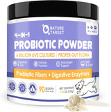 NATURE TARGET - NATURE TARGET Probiotics Powder for Dogs 90 Servicios 270Gr. - The Red Vitamin MX - Probióticos Para Perros - {{ shop.shopifyCountryName }}