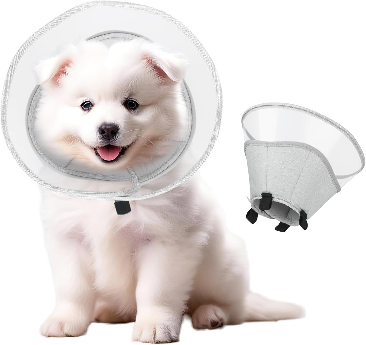 RUNEAP Soft Elizabethan Dog Cone Collar S