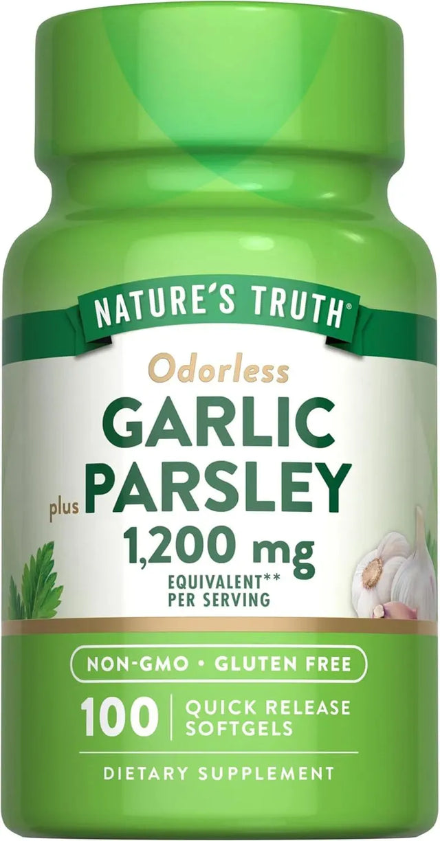 NATURE'S TRUTH - Nature's Truth Odorless Garlic and Parsley 1200Mg. 100 Capsulas Blandas - The Red Vitamin MX - Suplementos Alimenticios - {{ shop.shopifyCountryName }}