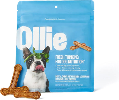 OLLIE - Ollie Dental Chews for Extra Small Dogs 5-15 lbs 42 Piezas - The Red Vitamin MX - Cuidado Dental Para Perros - {{ shop.shopifyCountryName }}