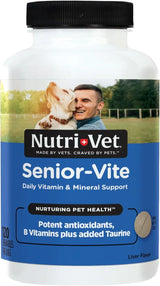 NUTRI-VET - Nutri-Vet Senior-Vite Chewables for Dogs 120 Masticables - The Red Vitamin MX - Multivitamínicos Para Perros - {{ shop.shopifyCountryName }}