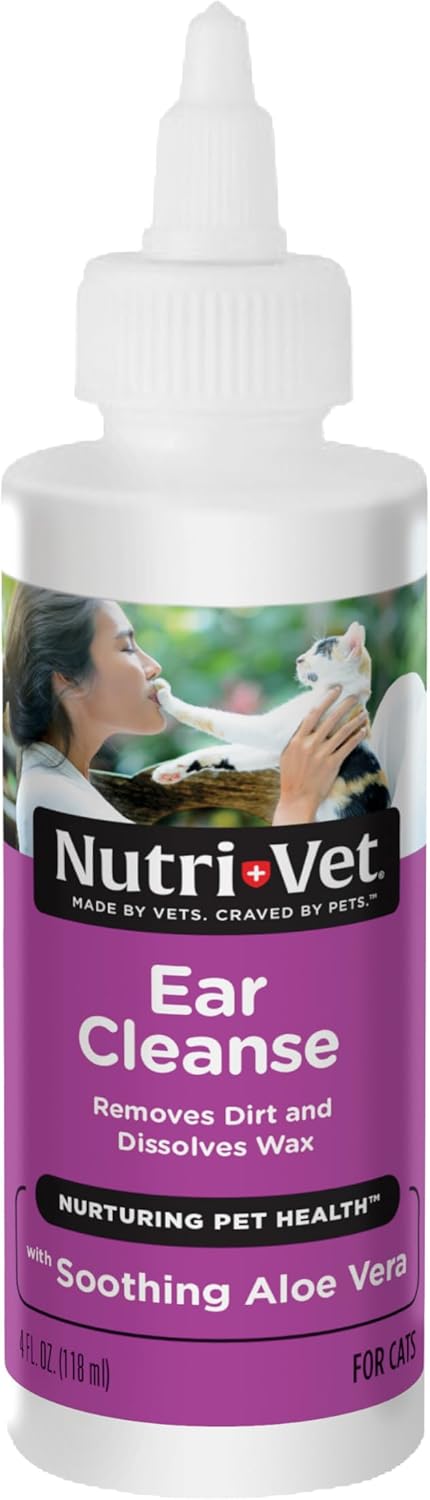 Nutri-Vet Ear Cleanser for Cats 4 Fl.Oz.