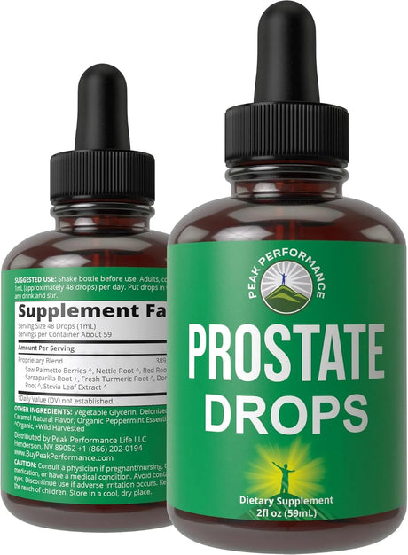 PEAK PERFORMANCE - Peak Performance Prostate Support Drops 2 Fl.Oz. - The Red Vitamin MX - Suplementos Alimenticios - {{ shop.shopifyCountryName }}