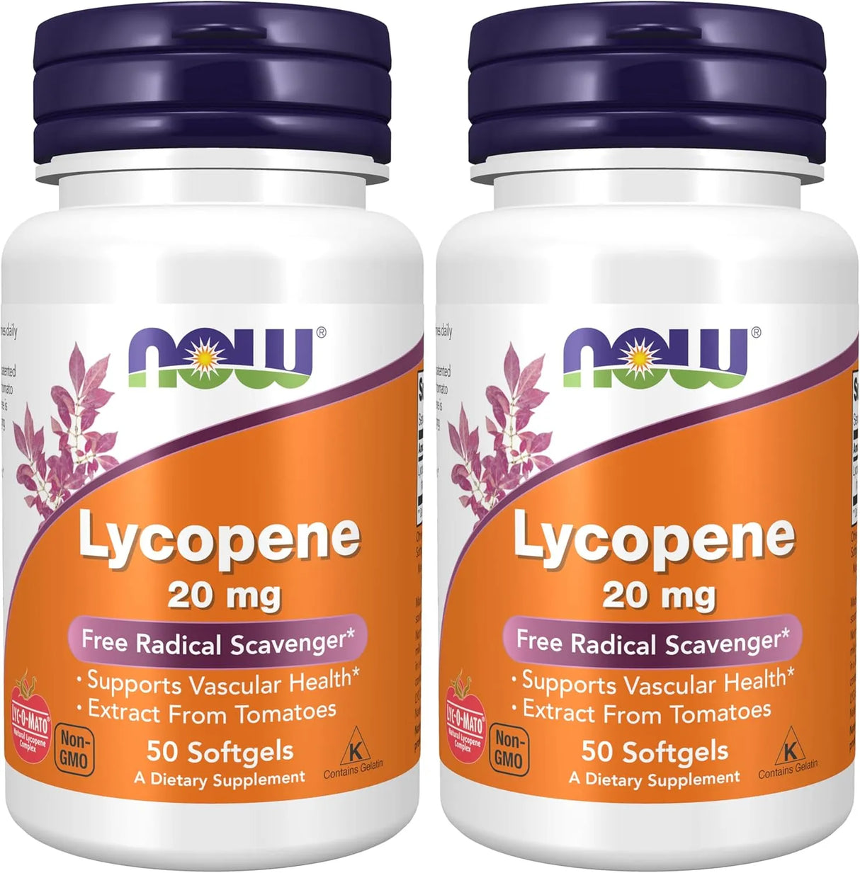 NOW SUPPLEMENTS - Now Foods Supplements Lycopene 20Mg. 50 Capsulas Blandas 2 Pack - The Red Vitamin MX - Suplementos Alimenticios - {{ shop.shopifyCountryName }}