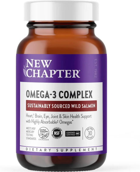 NEW CHAPTER - New Chapter Omega-3 Complex 30 Capsulas Blandas - The Red Vitamin MX - Suplementos Alimenticios - {{ shop.shopifyCountryName }}