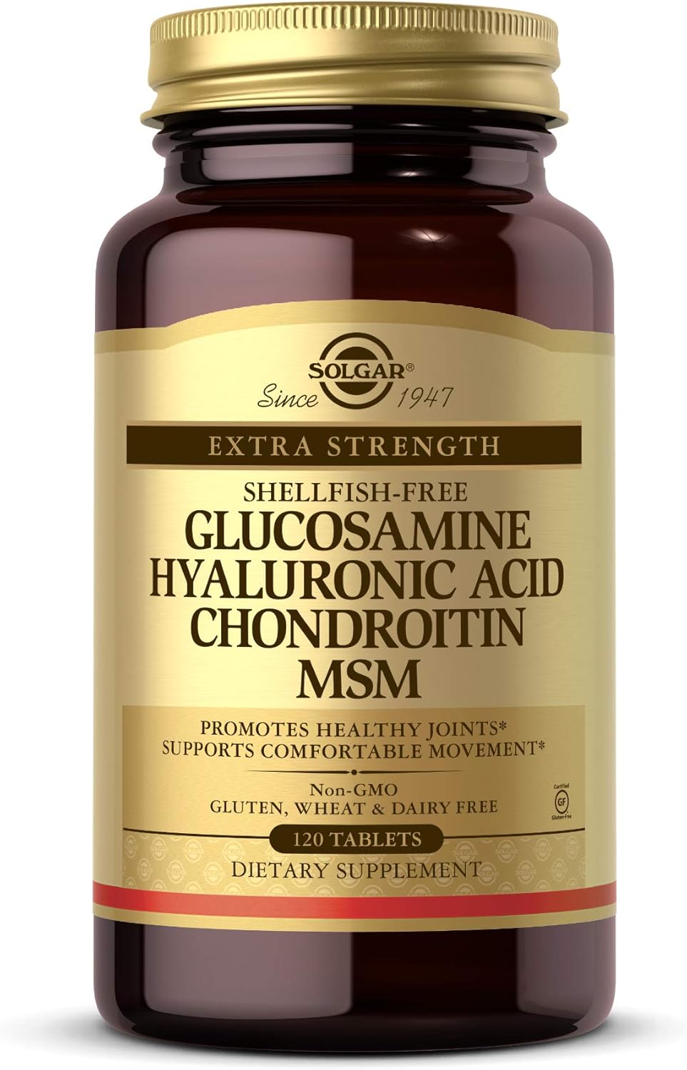 Solgar Glucosamine Hyaluronic Acid Chondroitin MSM 120 Tabletas