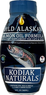 KODIAK NATURALS - KODIAK NATURALS Wild Alaskan Salmon Oil Formula for Dogs & Cats 32 Fl.Oz. - The Red Vitamin MX - Aceite De Pescado Para Perros - {{ shop.shopifyCountryName }}