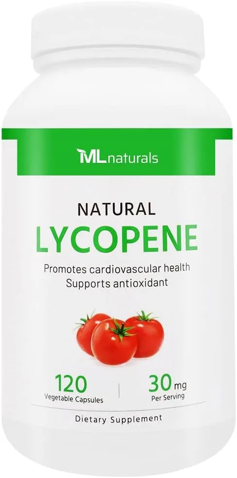 ML NATURALS - ML Naturals Natural Lycopene 30Mg. 120 Capsulas - The Red Vitamin MX - Suplementos Alimenticios - {{ shop.shopifyCountryName }}