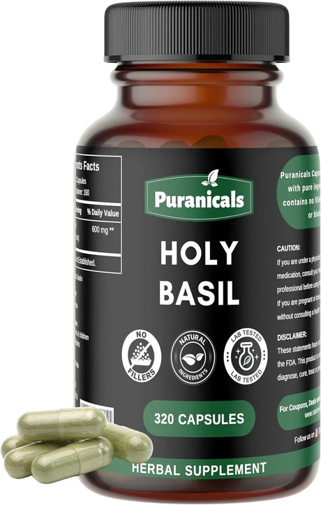 PURANICALS - Puranicals Holy Basil 320 Capsulas - The Red Vitamin MX - Suplementos Alimenticios - {{ shop.shopifyCountryName }}