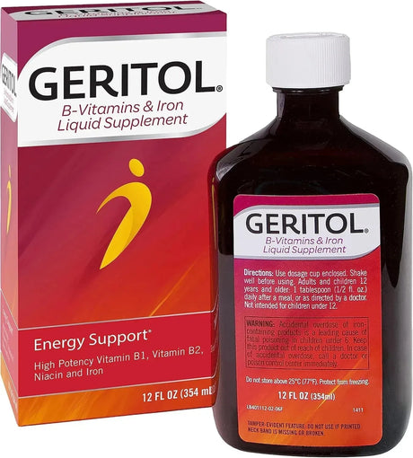 GERITOL - Geritol Liquid Vitamin and Iron 354Ml. - The Red Vitamin MX - Suplementos Alimenticios - {{ shop.shopifyCountryName }}