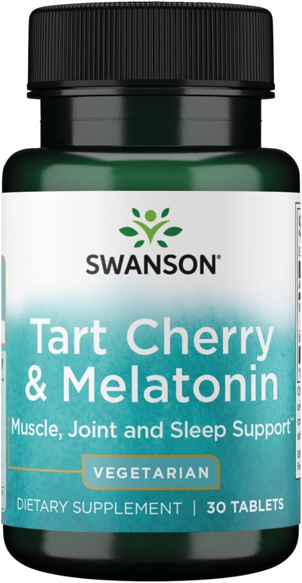 Swanson Tart Cherry & Melatonin 30 Tabletas