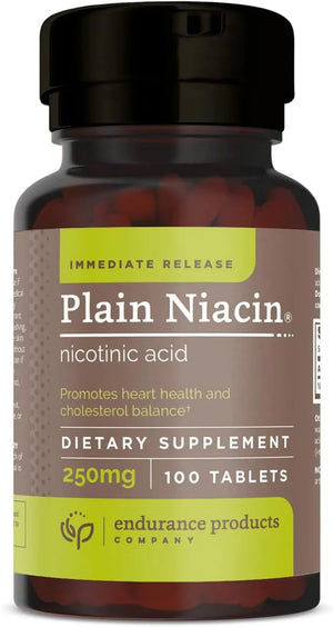 ENDURANCE PRODUCTS - Endurance Products Plain Niacin 250Mg. 100 Tabletas - The Red Vitamin MX - Suplementos Alimenticios - {{ shop.shopifyCountryName }}