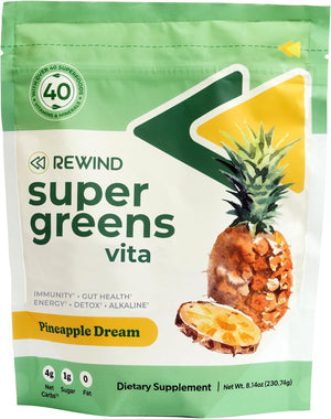 Rewind Super Greens Powder Pineapple Dream 230Gr.