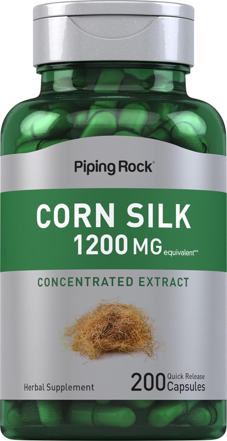 Piping Rock Corn Silk 1200Mg. 200 Capsulas