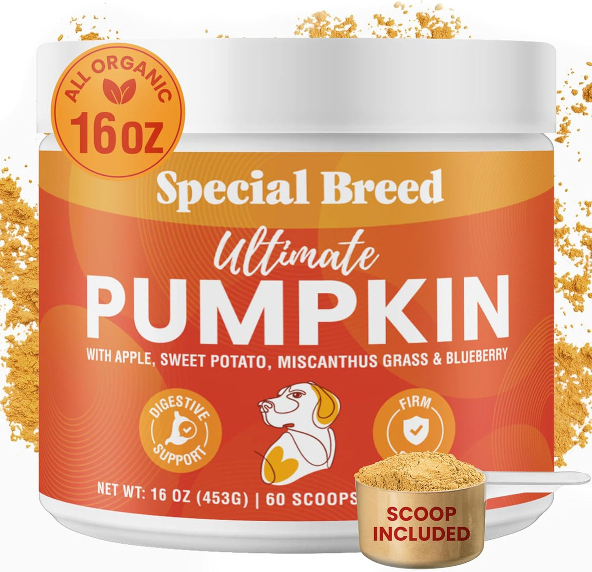 Special Breed Ultimate Pumpkin for Dogs 60 Servicios 453Gr.