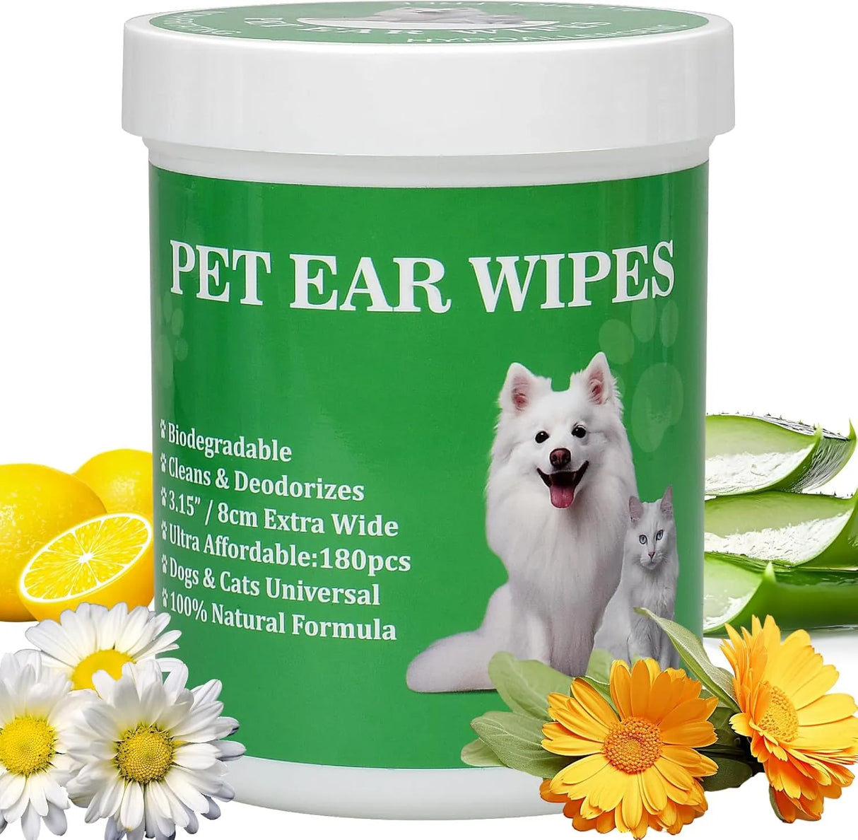 LISVEORY - Lisveory Biodegradable Dog Ear Cleaner Wipes 180 Toallitas - The Red Vitamin MX - Cuidado Del Oído De Perros - {{ shop.shopifyCountryName }}