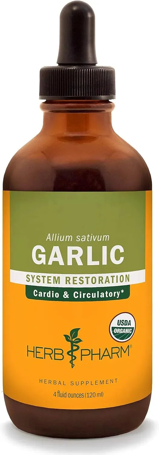 HERB PHARM - Herb Pharm Certified Organic Garlic Liquid Extract 120Ml. - The Red Vitamin MX - Suplementos Alimenticios - {{ shop.shopifyCountryName }}