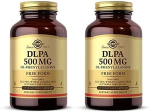 Solgar DLPA DL-Phenylalanine 500Mg. 100 Capsulas 2 Pack