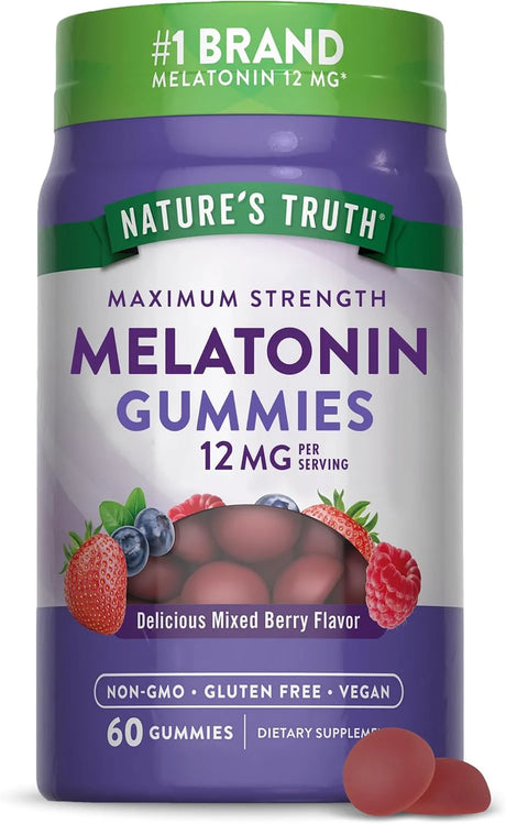 NATURE'S TRUTH - Nature's Truth Melatonin Gummies 12Mg. 60 Gomitas - The Red Vitamin MX - Suplementos Alimenticios - {{ shop.shopifyCountryName }}