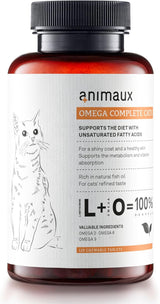 animaux Omega Complete for Cats Fish Oil Tablets 120 Tabletas Masticables