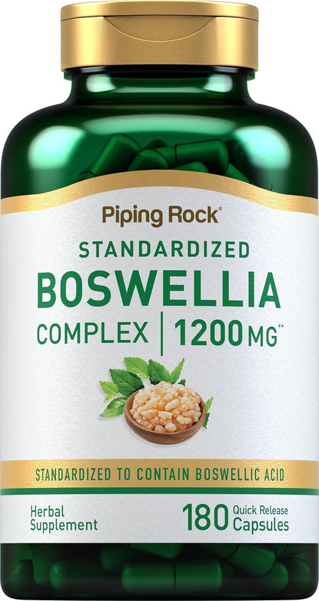 PIPING ROCK - Piping Rock Boswellia Extract 1200Mg. 180 Capsulas - The Red Vitamin MX - Suplementos Alimenticios - {{ shop.shopifyCountryName }}