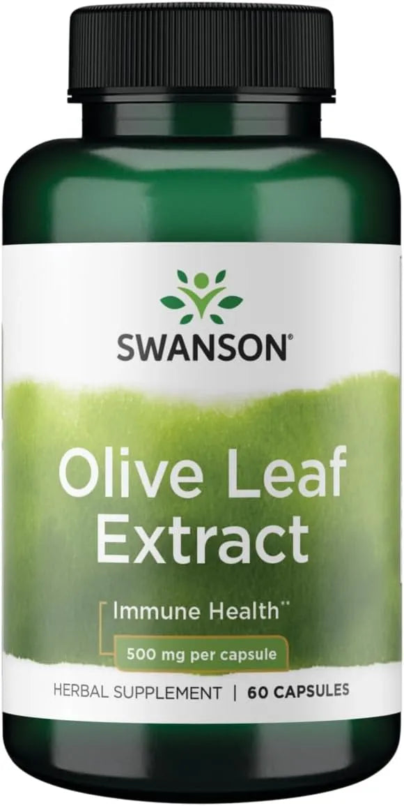 SWANSON - Swanson Olive Leaf Extract 500Mg. 60 Capsulas - The Red Vitamin MX - Suplementos Alimenticios - {{ shop.shopifyCountryName }}