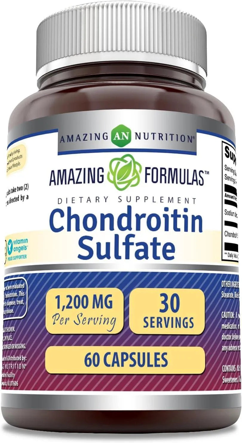 AMAZING FORMULAS - Amazing Formulas Chondroitin Sulfate 1200Mg. 60 Capsulas - The Red Vitamin MX - Suplementos Alimenticios - {{ shop.shopifyCountryName }}