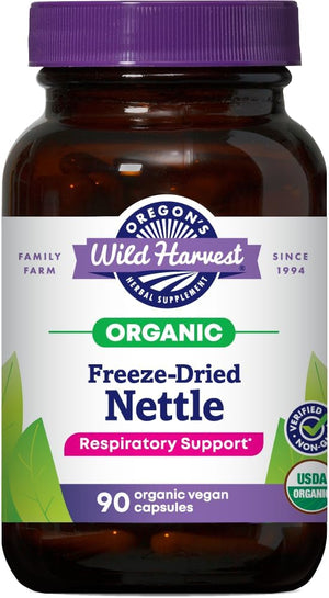 Oregon's Wild Harvest Certified Organic Nettle 90 Capsulas