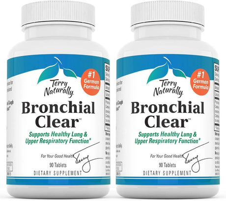 TERRY NATURALLY - Terry Naturally Bronchial Clear 90 Tabletas 2 Pack - The Red Vitamin MX - Suplementos Alimenticios - {{ shop.shopifyCountryName }}