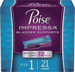POISE - Poise Impressa Incontinence Bladder Support for Women SIZE 1 - 21 Piezas - The Red Vitamin MX - Suplementos Alimenticios - {{ shop.shopifyCountryName }}