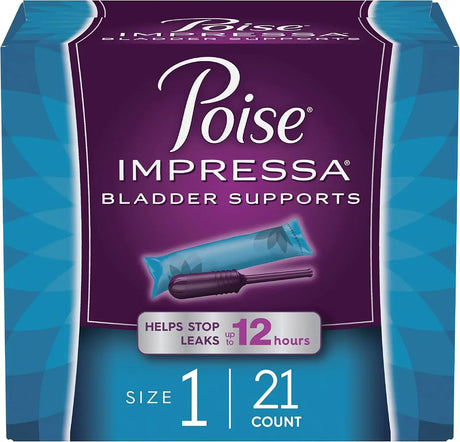 POISE - Poise Impressa Incontinence Bladder Support for Women SIZE 1 - 21 Piezas - The Red Vitamin MX - Suplementos Alimenticios - {{ shop.shopifyCountryName }}