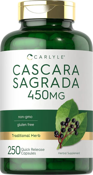 CARLYLE - Carlyle Cascara Sagrada 450Mg. 250 Capsulas - The Red Vitamin MX - Suplementos Alimenticios - {{ shop.shopifyCountryName }}