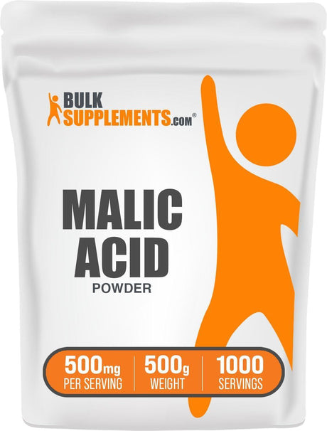 BULK SUPPLEMENTS - Bulk Supplements Malic Acid Powder 500Gr. - The Red Vitamin MX - Suplementos Alimenticios - {{ shop.shopifyCountryName }}