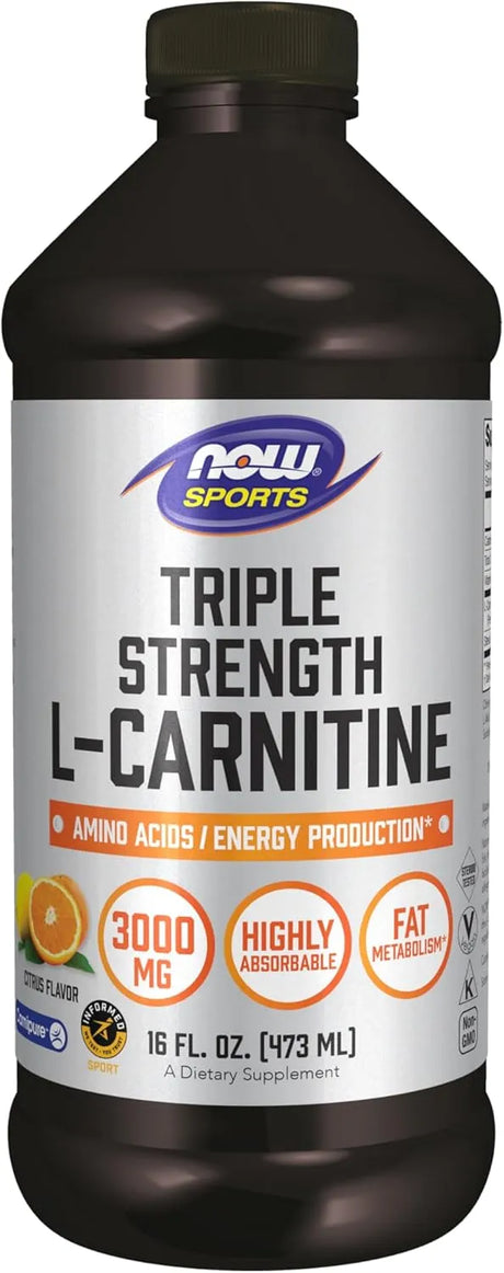 NOW SPORTS - NOW Sports Nutrition L-Carnitine Liquid 3000Mg. 473Ml. - The Red Vitamin MX - Suplementos Alimenticios - {{ shop.shopifyCountryName }}