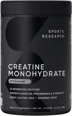 SPORTS RESEARCH - Sports Research Creatine Monohydrate 500Gr. - The Red Vitamin MX - Suplementos Alimenticios - {{ shop.shopifyCountryName }}