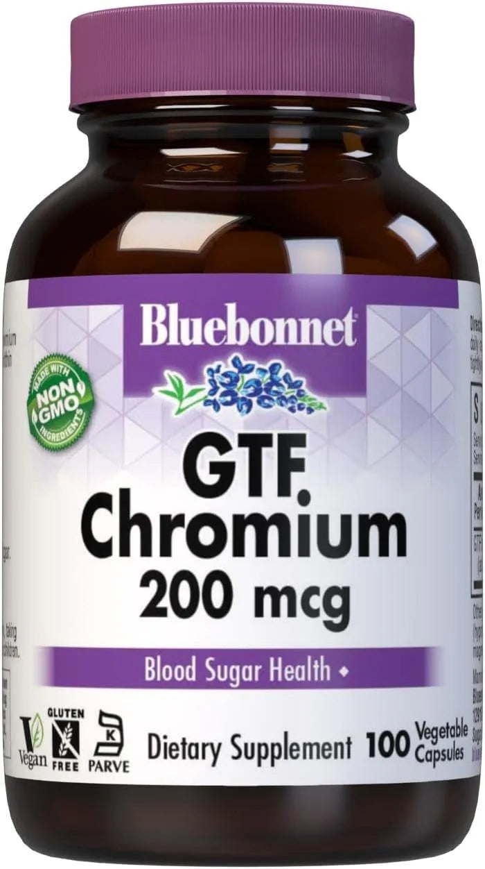 BLUEBONNET NUTRITION - Bluebonnet Nutrition GTF Chromium 200mcg 100 Capsulas - The Red Vitamin MX - Suplementos Alimenticios - {{ shop.shopifyCountryName }}