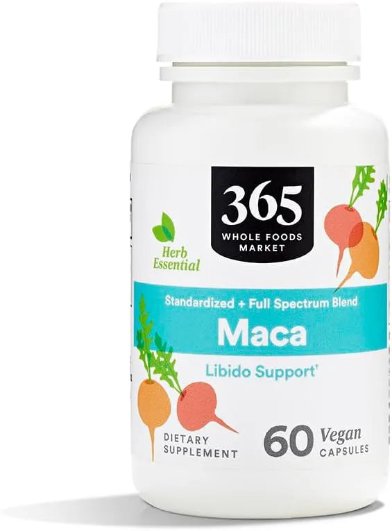 365 - 365 by Whole Foods Market Maca Standardized + Full Spectrum Blend 60 Capsulas - The Red Vitamin MX - Suplementos Alimenticios - {{ shop.shopifyCountryName }}