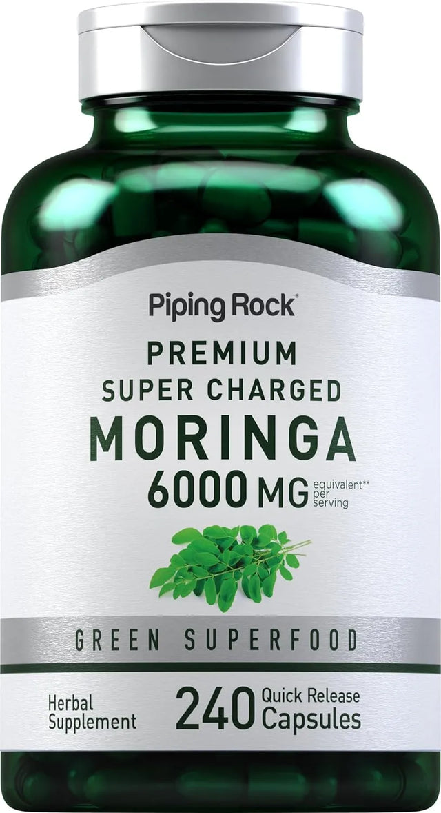 PIPING ROCK - Piping Rock Moringa Oleifera 6,000Mg. 240 Capsulas - The Red Vitamin MX - Suplementos Alimenticios - {{ shop.shopifyCountryName }}