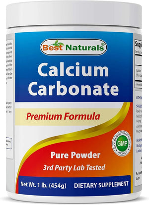 BEST NATURALS - Best Naturals Calcium Carbonate Powder 454Gr. - The Red Vitamin MX - Suplementos Alimenticios - {{ shop.shopifyCountryName }}